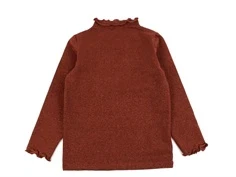 Name It spiced apple glitter top